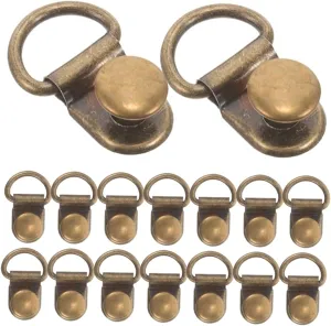 40pcs High-top Boot Eyelet Buckle Boots Shoelace Repair Buckles Climbing Shoe Lace Hooks Shoes Hooks for Hiking Climbing Shoes Metal Shoelace Buckle Dark Brown Stainless Steel