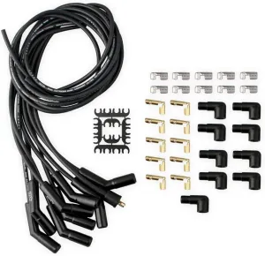 ACCEL 9002CK Extreme 9000 Spark Plug Wire Set Universal 135 Degree Black Ceramic Boots