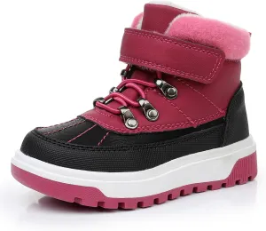 Ahannie Boys Girls Boots Toddler Kids Fall Boots Water Resistant Outdoor Ankle Shoes(Toddler/Littler Kid)