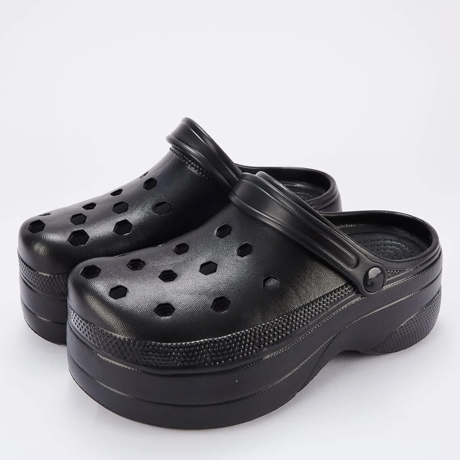 Aimaerluo Platform Garden Shoes Clogs for Women Sandals Fation Slip On Slides Shoes Comfortable Slippers Mules