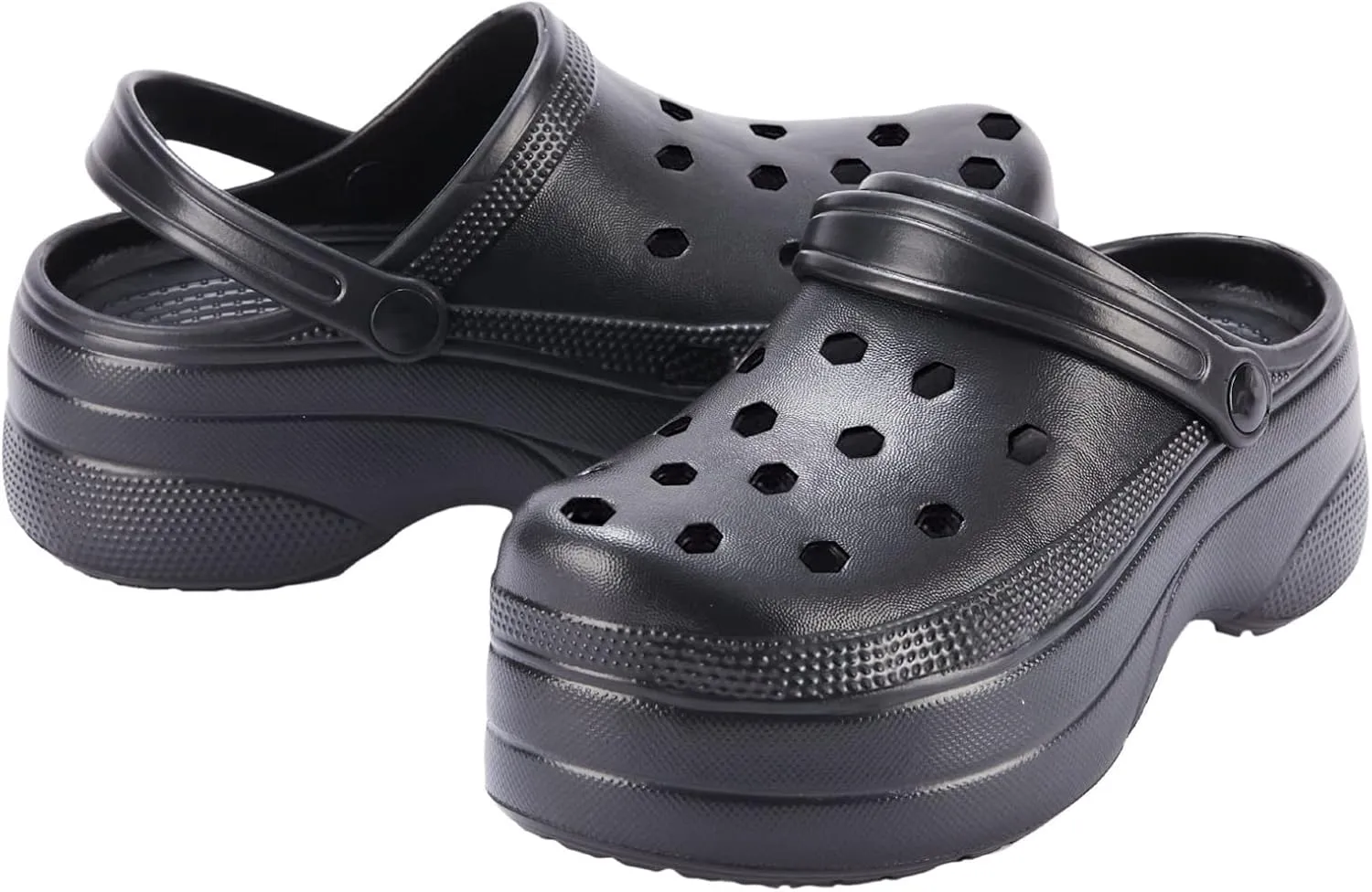 Aimaerluo Platform Garden Shoes Clogs for Women Sandals Fation Slip On Slides Shoes Comfortable Slippers Mules