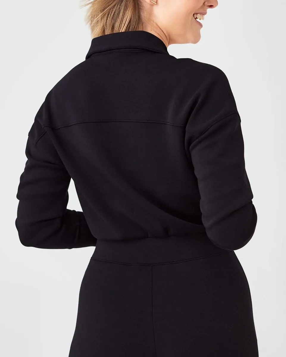 Air Essentials Jumpsuit for Women Long Sleeve Wide Leg Pants Front Zip Jumpsuits Fall Romper With Pockets