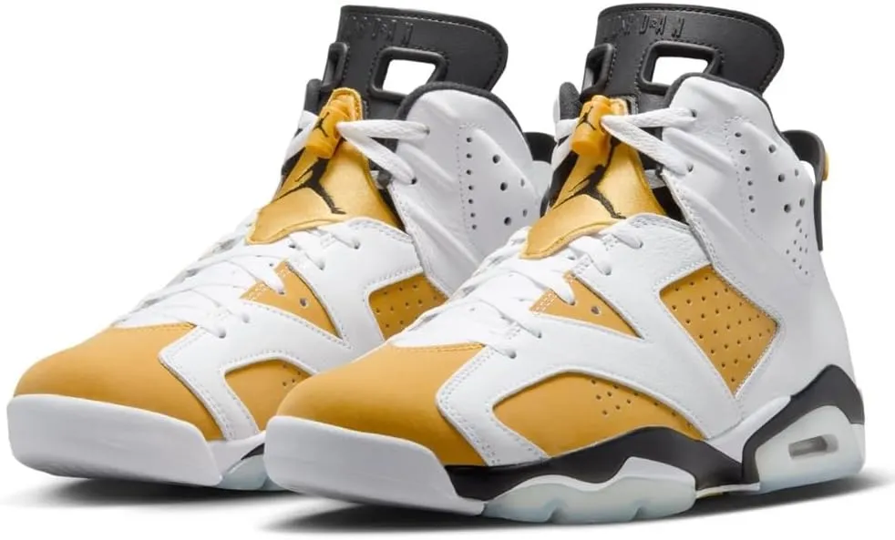 Air Jordan 6 Retro Yellow Ochre (CT8529-170, White/Black/Yellow Ochre)