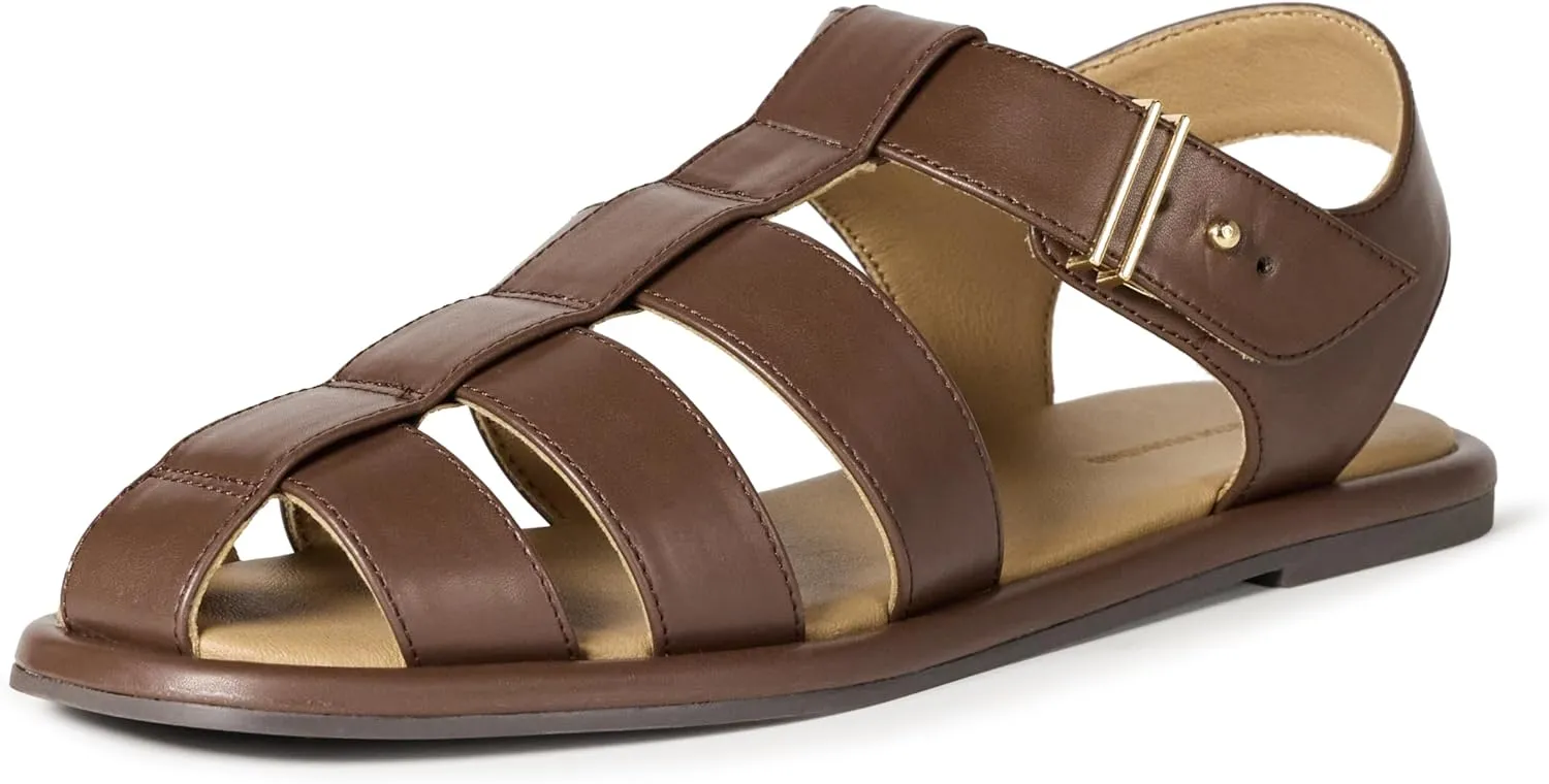 Amazon Essentials Women's Closed Toe Fisherman Sandals