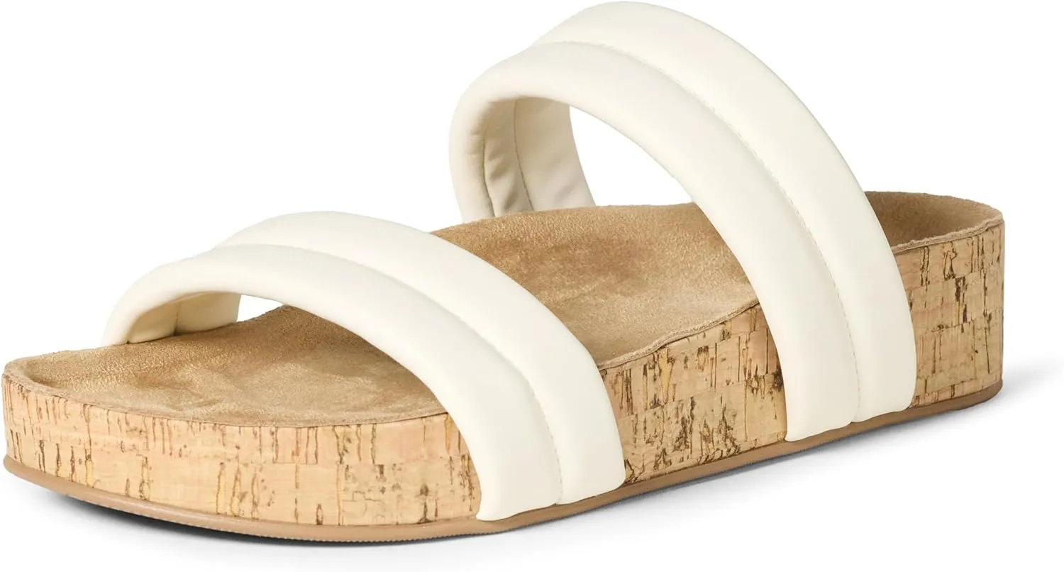 Amazon Essentials Women's Slide Cork Sandals