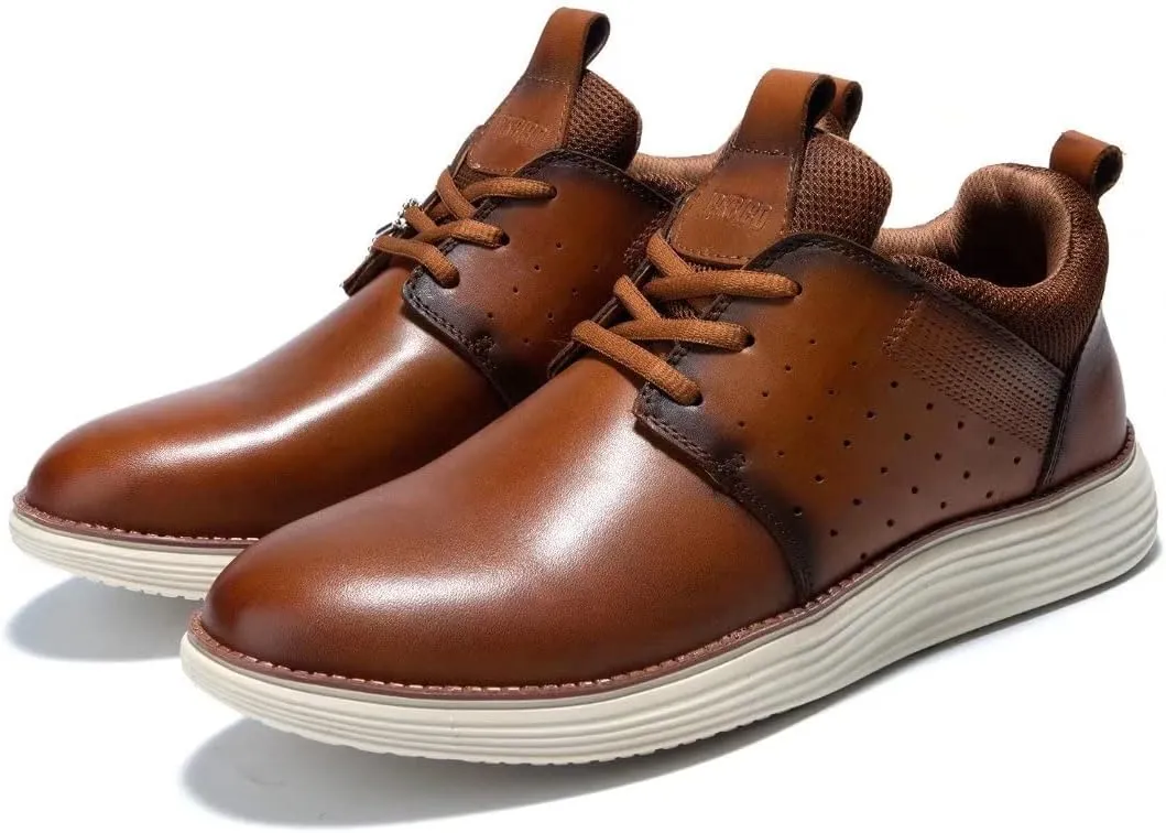 Arkbird Leather Loafers, Casual Slip-On Sneaker Shoes for Men