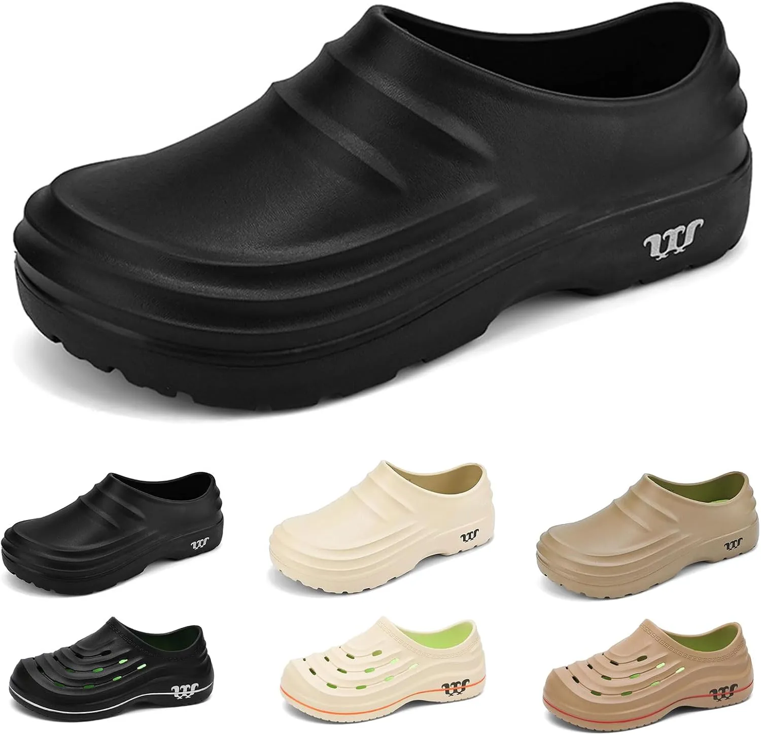 Armadillo Clogs Garden Nurse Work Shoes for Women Men Slip Resistant Armadillo Chef Shoes Comfortable Waterproof Casual Non Slip Nursing Gardening Clogs Kitchen Food Service Shoe Sandals