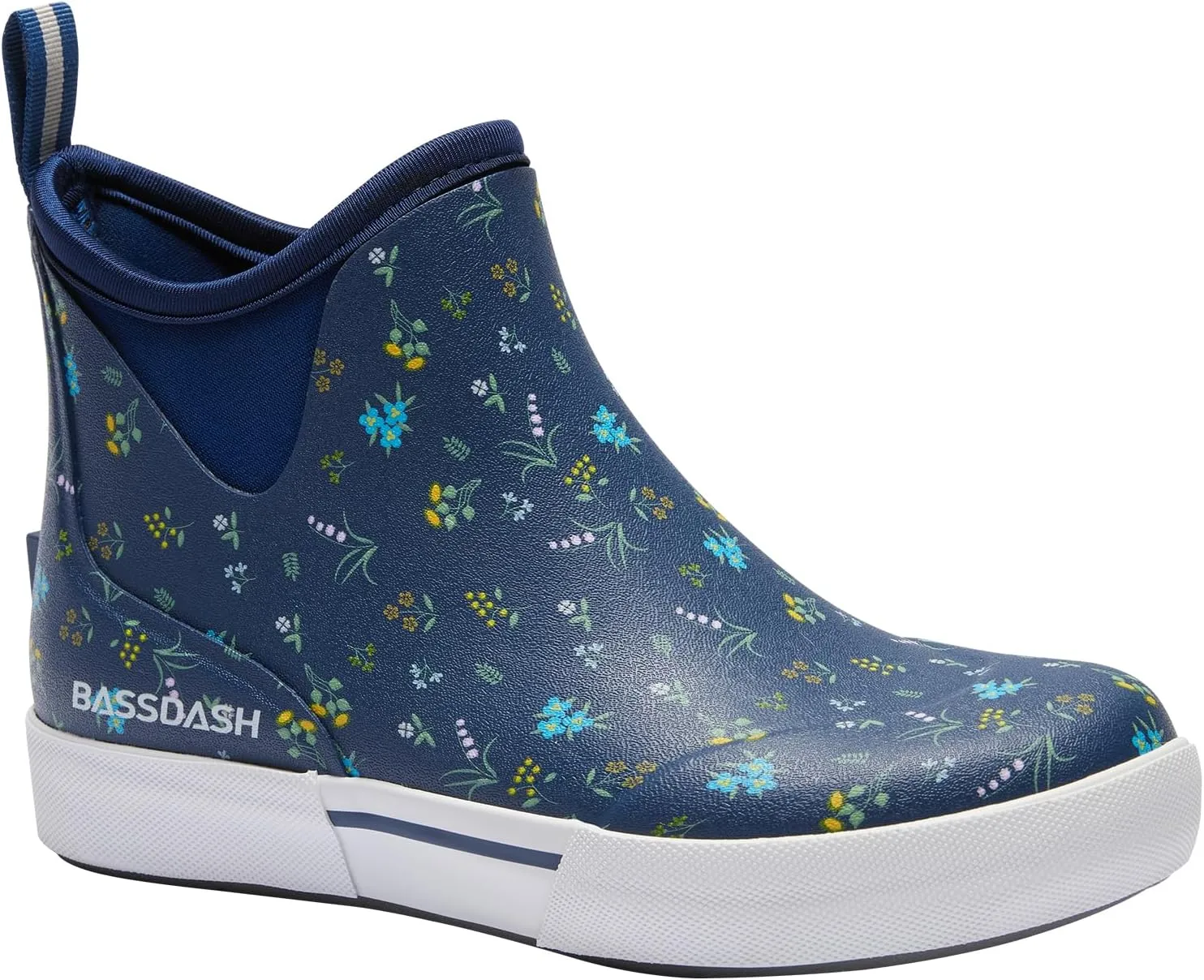 BASSDASH Womens 4.5” Waterproof Deck Ankle Rain Boots Anti-Slip Neoprene Rubber Garden Fishing Boots