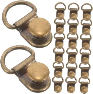 BESTYASH Shoe Supplies 40pcs Boot Repair Hooks Metal Shoelace Buckles Sturdy Stainless Steel Fashionable Buckle Design