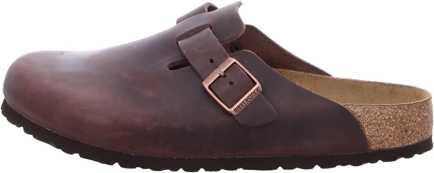 Birkenstock Boston Bs Men's Large Elegant Pin Buckle Clog Sandals