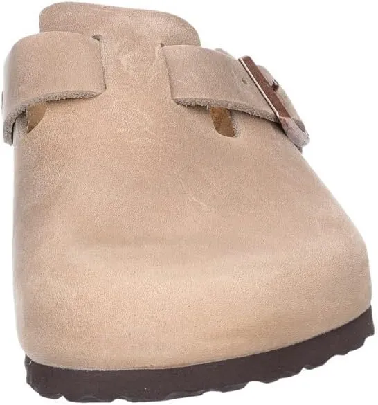 Birkenstock Boston Bs Men's Large Elegant Pin Buckle Clog Sandals