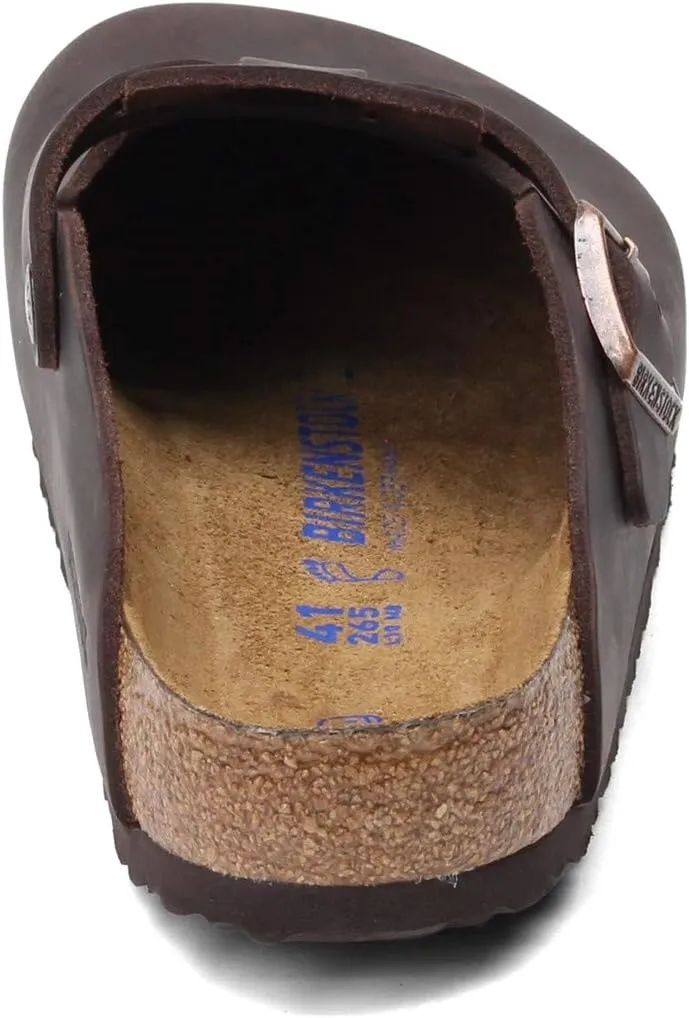 Birkenstock Boston Bs Men's Large Elegant Pin Buckle Clog Sandals
