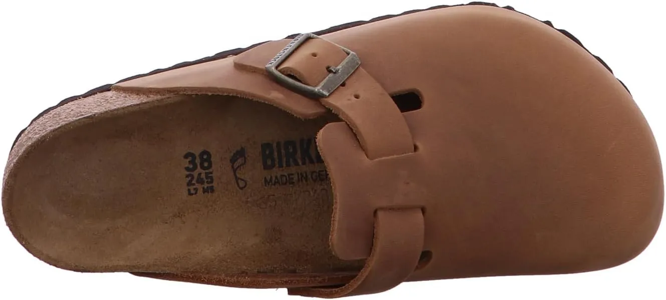 Birkenstock Boston Bs Men's Large Elegant Pin Buckle Clog Sandals