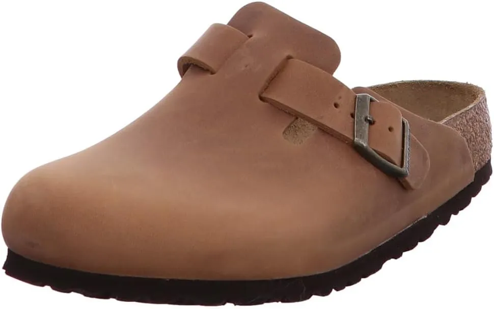 Birkenstock Boston Bs Men's Large Elegant Pin Buckle Clog Sandals