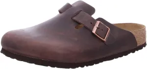 Birkenstock Boston Bs Men's Large Elegant Pin Buckle Clog Sandals