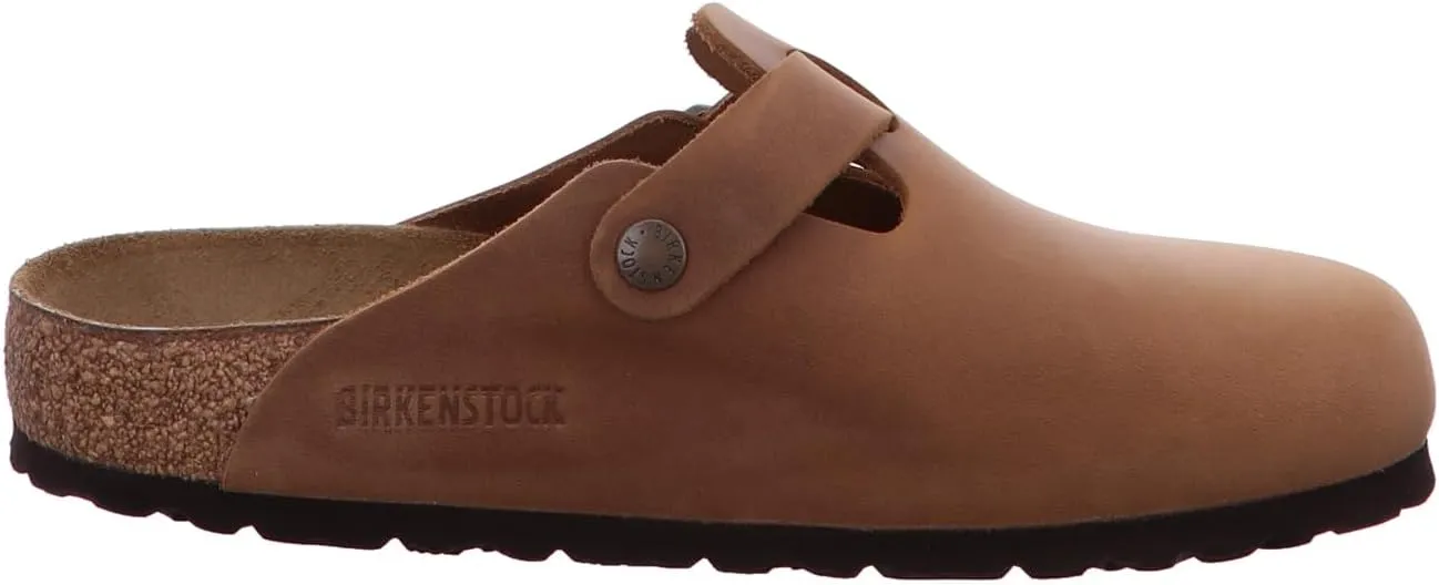 Birkenstock Boston Bs Men's Large Elegant Pin Buckle Clog Sandals