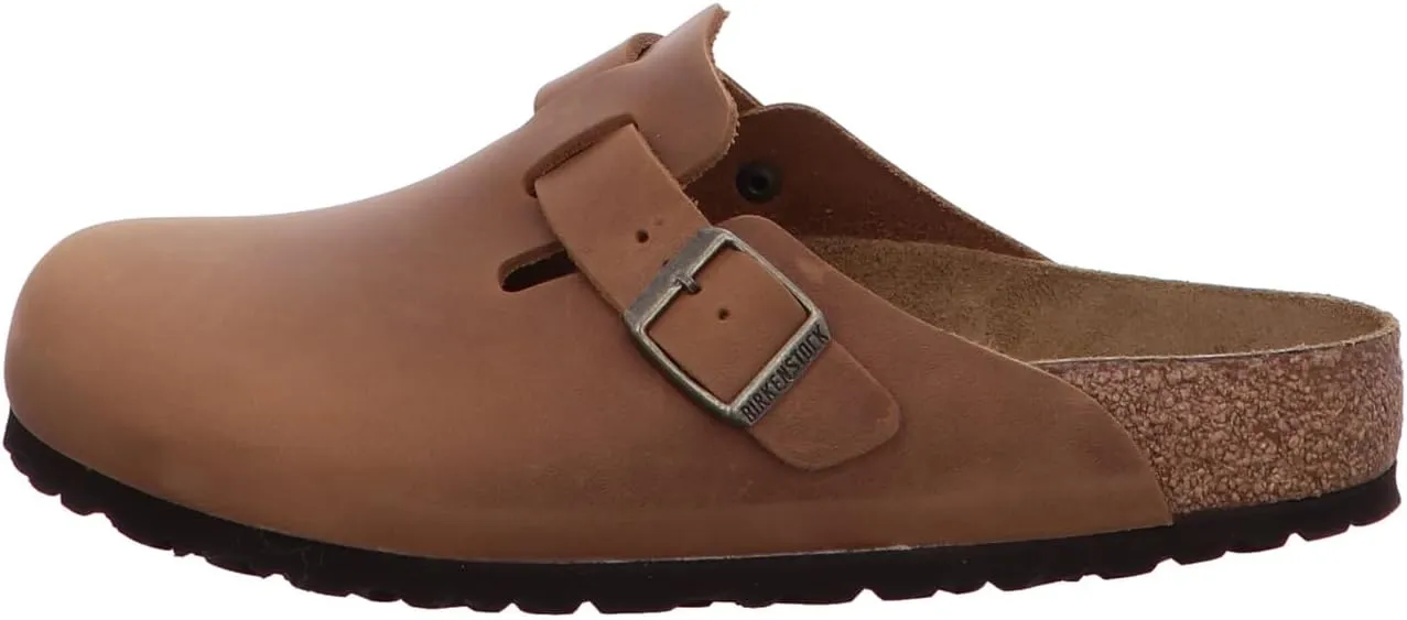 Birkenstock Boston Bs Men's Large Elegant Pin Buckle Clog Sandals