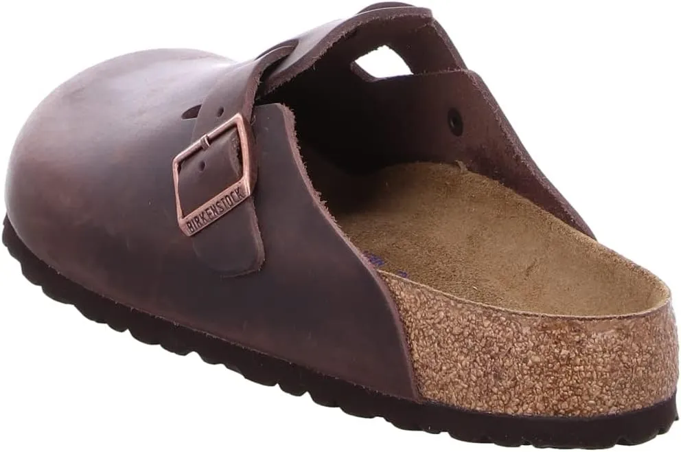 Birkenstock Boston Bs Men's Large Elegant Pin Buckle Clog Sandals