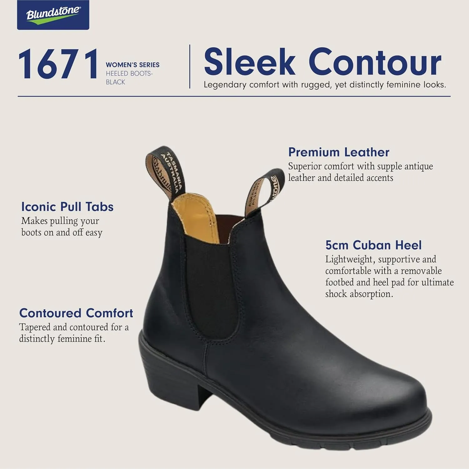 Blundstone Heeled Chelsea Boots - Women