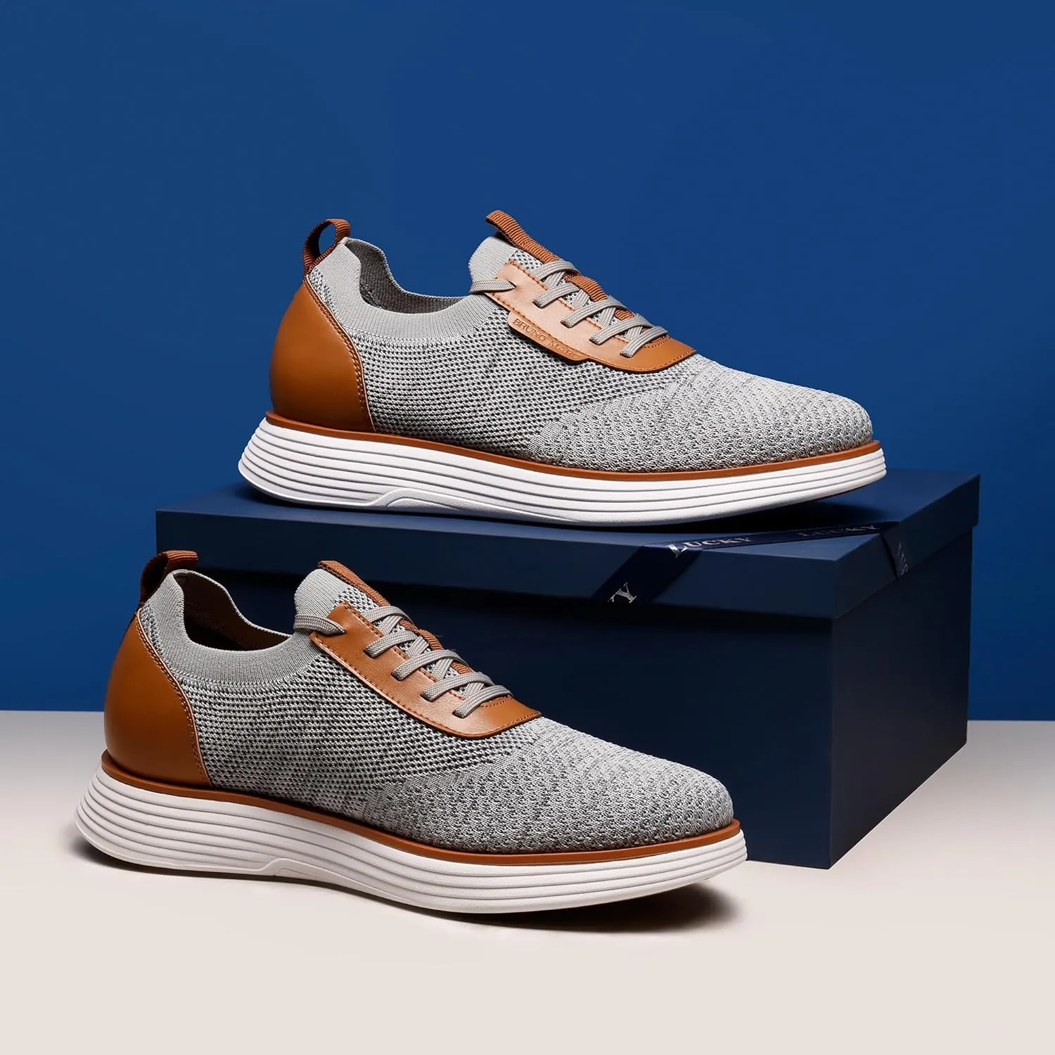 Bruno Marc Men's MaxFlex Fashion Dress Sneakers Oxfords Classic Casual Shoes