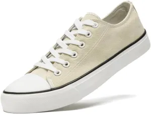 Canvas Shoes for Women Men Low Top Lace Up Sneakers Canvas Fashion Sneakers Classic Casual Walking Shoes Comfortable Breathable
