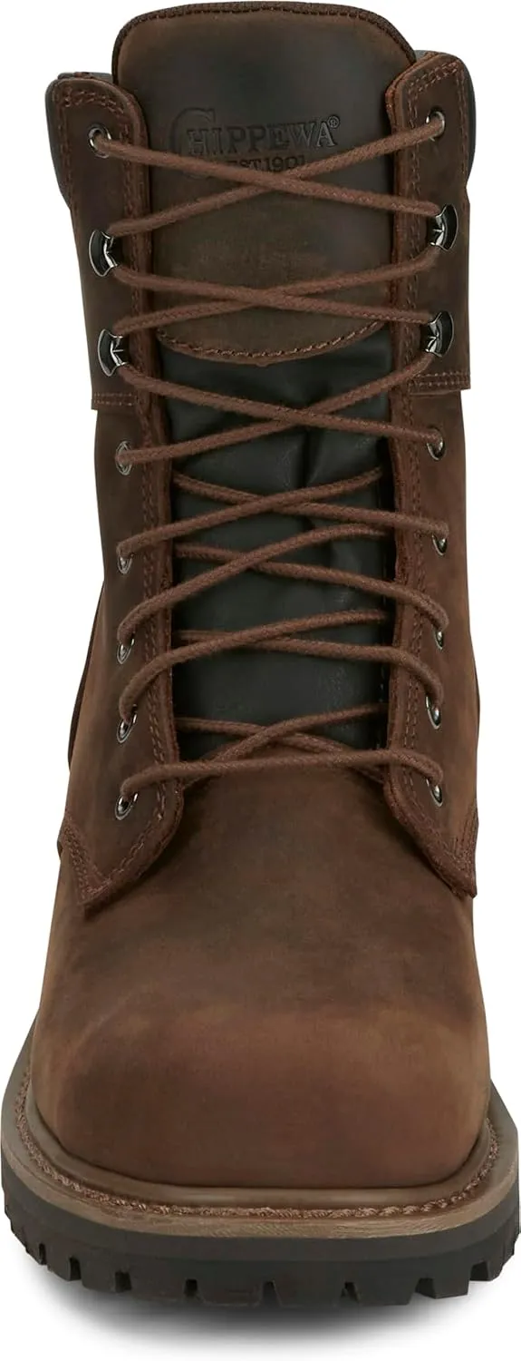 Chippewa Men's 8" Industrial Steel Toe 55026 Logger Boot
