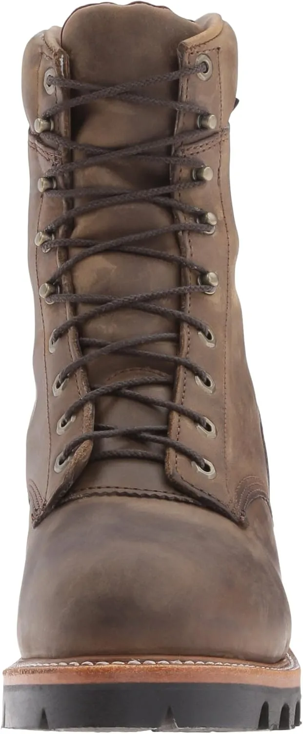 Chippewa Men's 9" Waterproof Insulated Steel-Toe EH Logger Boot