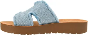 Corkys Footwear Hold Please 1-Inch Platform Sandals with Cushioned Foot-bed and Stylish 'H' Strap On Upper– Ultimate Comfort Meets Chic Design - Perfect For Everyday Wear