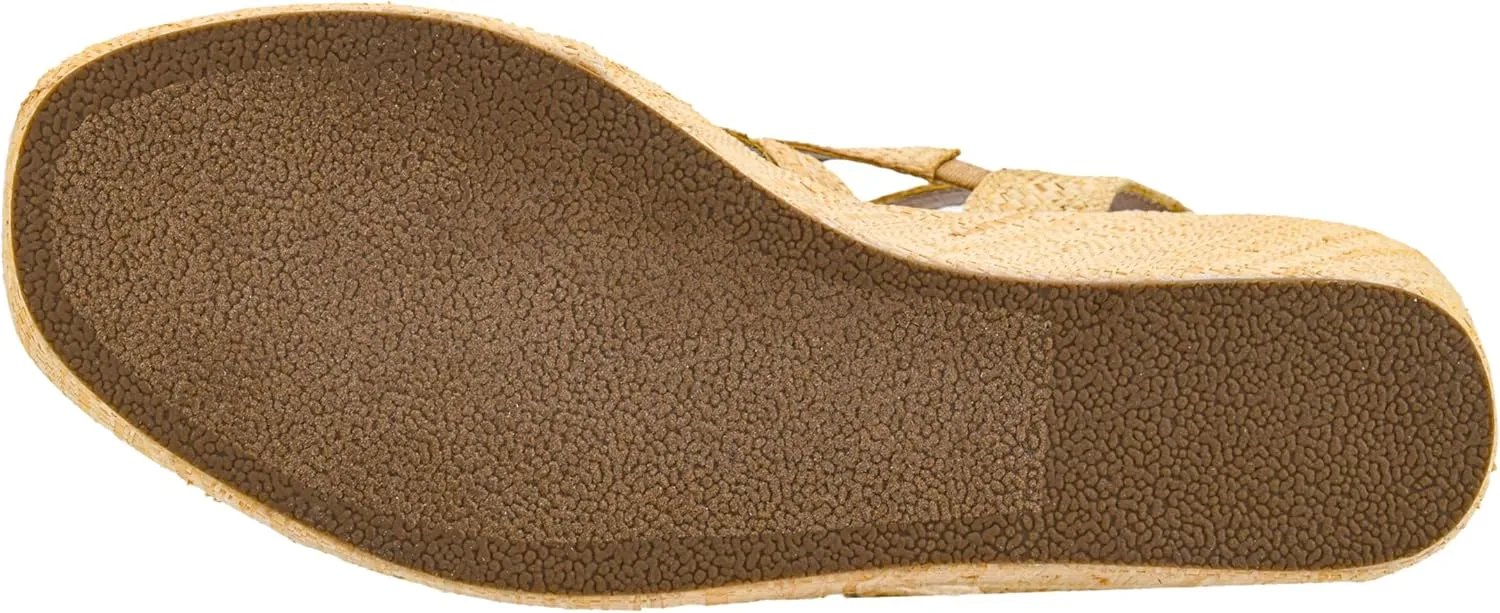 Corkys Footwear Women's All Nighter 3-Inch Wedge - Features A Jute-wrapped Heel, An Elegant Strappy Upper, And Memory Foam EVA Insoles For All Day Comfort