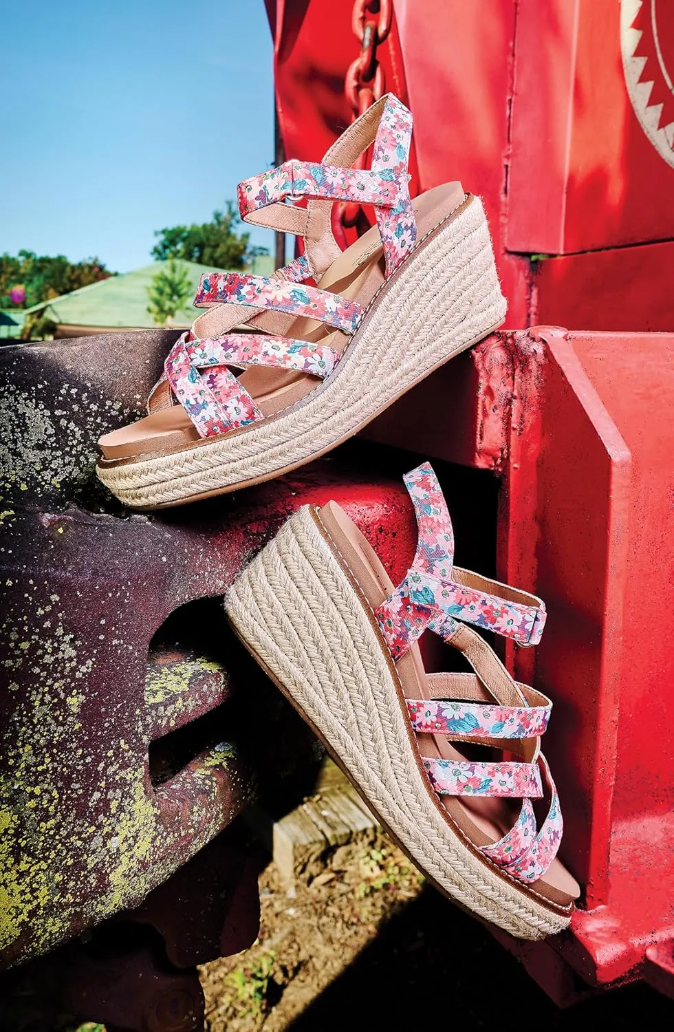 Corkys Footwear Women's All Nighter 3-Inch Wedge - Features A Jute-wrapped Heel, An Elegant Strappy Upper, And Memory Foam EVA Insoles For All Day Comfort