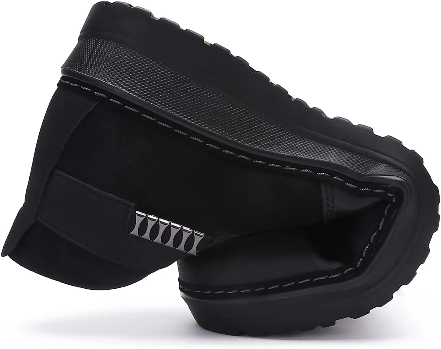 COSIDRAM Men Shoes Winter Snow Boots Cotton-padded Slip on Casual Warm Walking Sneakers House Shoes