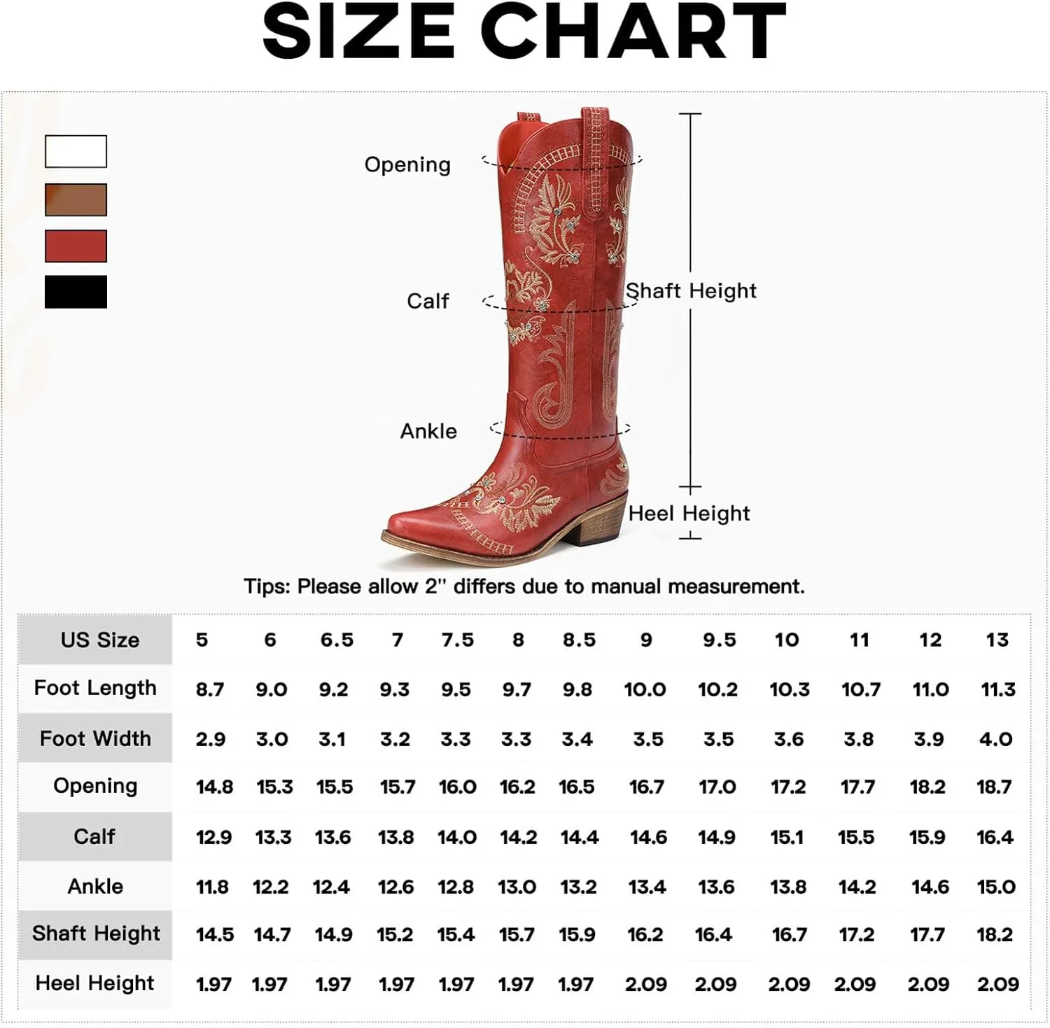 Cowboy Boots for Women - Wide Calf Knee High Cowgirl Boots, Glitter Sparkly Rhinestone Western Country Boots with Classic Embroidery, Pointed Toe Pull On Zipper Retro Boots