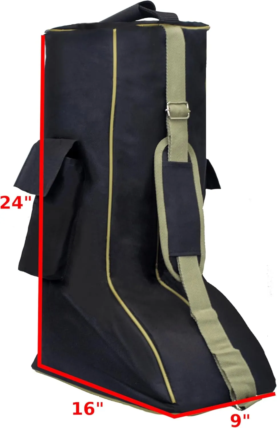 Derby Originals 600D Nylon Padded Tall English Riding Boot Carry Bag
