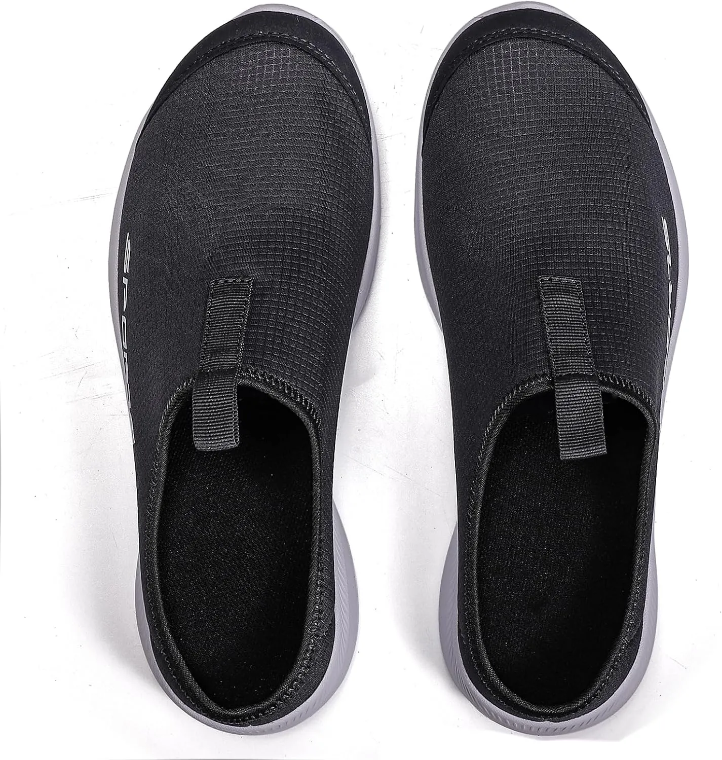 DimaiGlobal Mens Slippers with Arch Support Casual Mules Clog Open Back Shoes Comfort Slip-On Walking Loafer Indoor Outdoor House Shoes