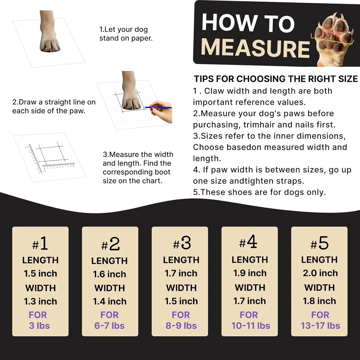 Dog Shoes for Small Dogs, Breathable Puppy Dog Boots & Paw Protectors for Summer Hot Pavement Winter Snow, Dog Booties with Reflective Strips, Anti-Slip Sole for Hardwood Floors (Beige-Size4)