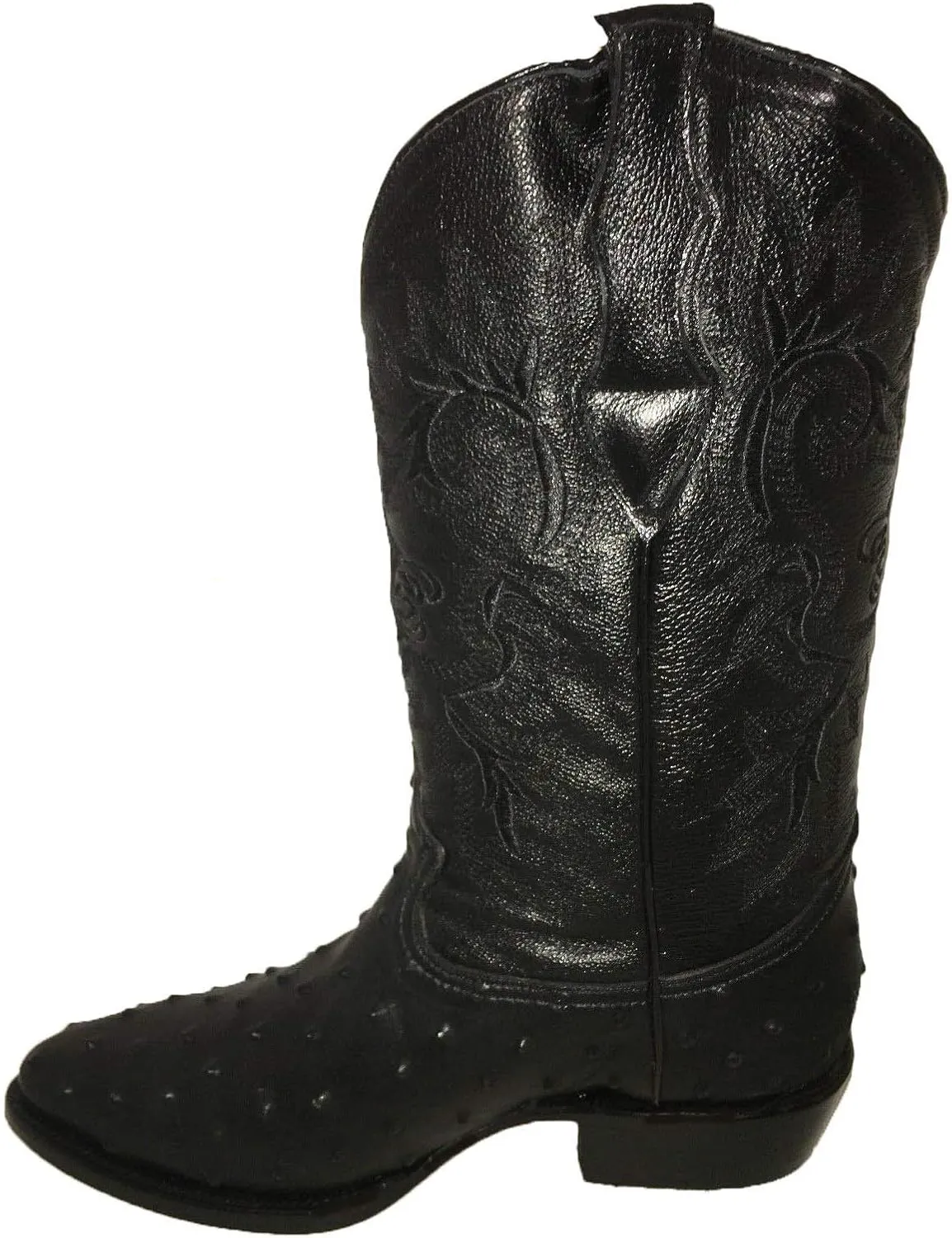 Dona Michi Men's Cowboy Boots Ostrich Print Leather Western Rodeo Botas Liga de Avestruz