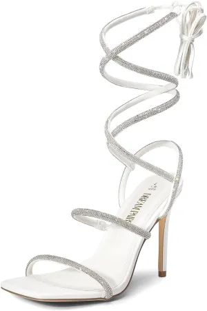 DREAM PAIRS High Heels Stilettos for Women - Strappy Gladiator Sexy Square Toe Open Toe Dressy Pumps Sandals