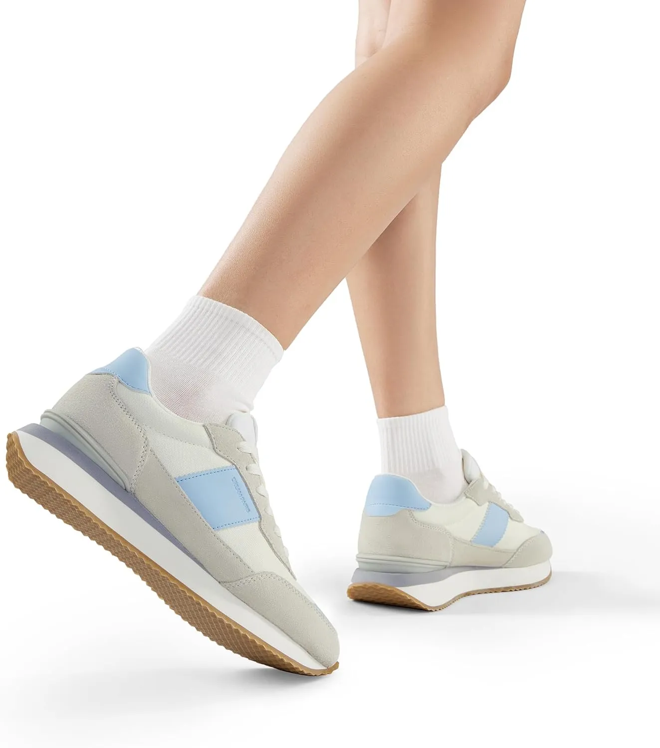 DREAM PAIRS Women Fashion Sneakers Walking Tennis Sports Athletic Comfortable Lightweight Running Lace Up Retro Classic Casual Sneaker