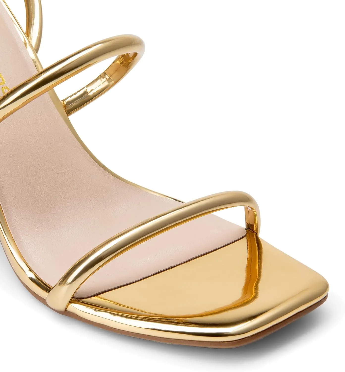 DREAM PAIRS Women Heels Chunky Square Open Toe Strappy Ankle Strap Block High Heeled Sandals for Dressy Wedding Comfortable Shoes