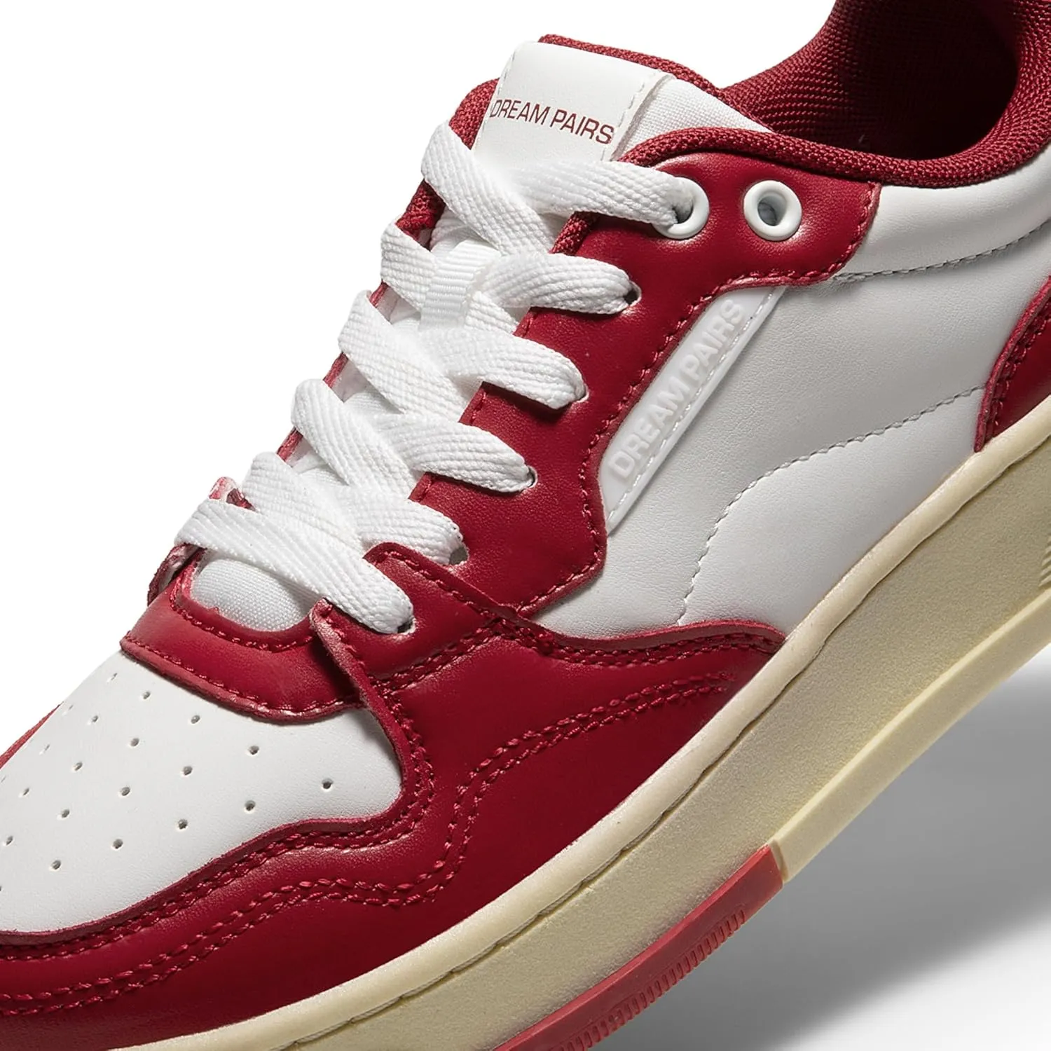 DREAM PAIRS Women's Fashion Walking Skateboard Court Sneakers Comfortable Low-Top Lace-Up Non-Slip Retro Vintage Casual Classic Athletic Shoes