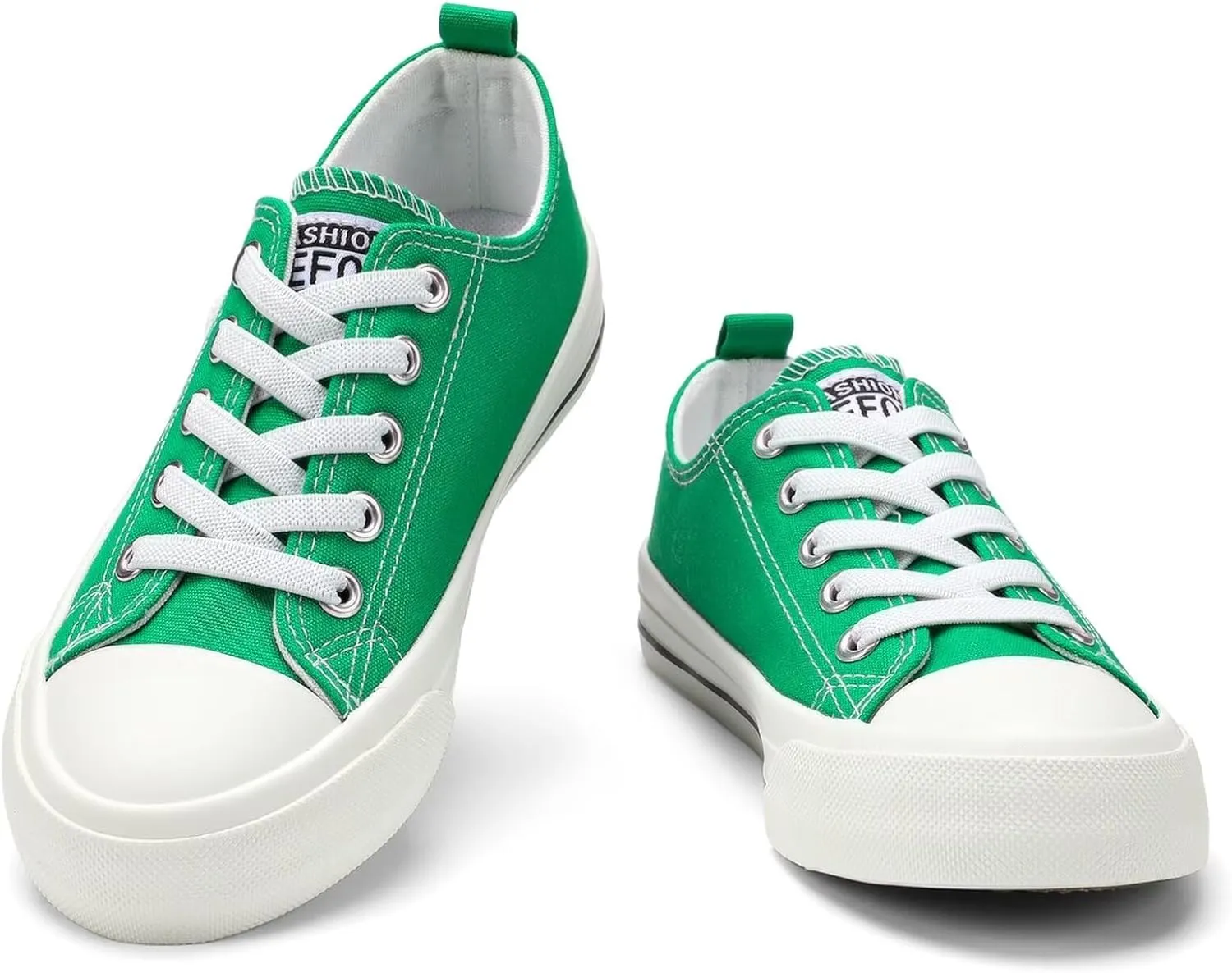 DSWED Toddler Little Kid Sneakers Boys Girls Canvas Shoes Classic Cotton Expandable No Tie Laces Slip On Sneakers