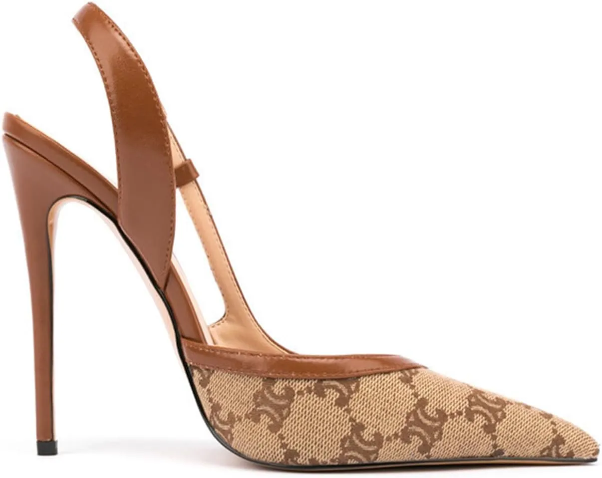 Elegant Sexy Closed Toe Sandals for Women, Fashion Ponited Toe High Heels for Party, Banquet And Fashion Show