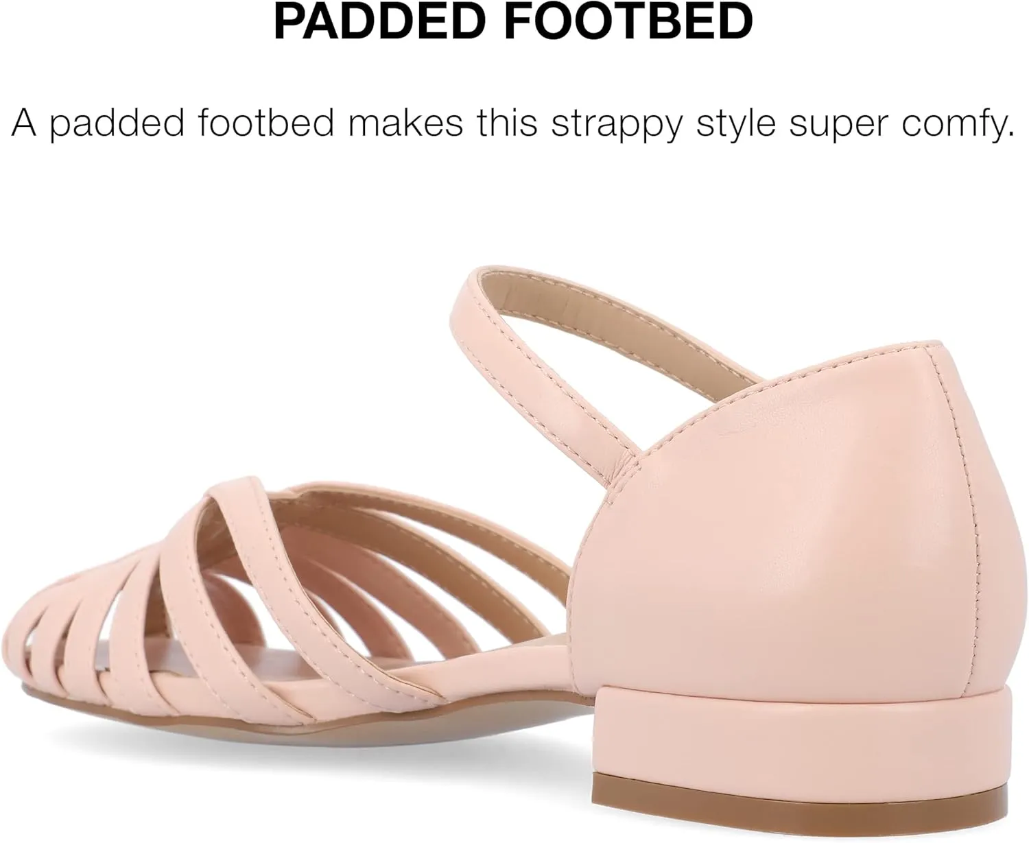 Faux Leather Fisherman Sandals by Journee Collection
