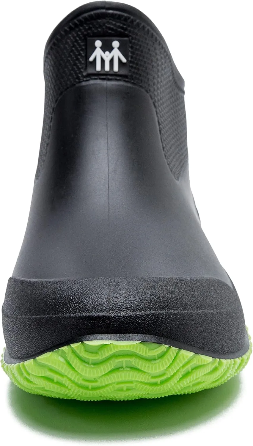 fereshte Men's Ankle Rain Boots Waterproof PVC Short Garden Boots