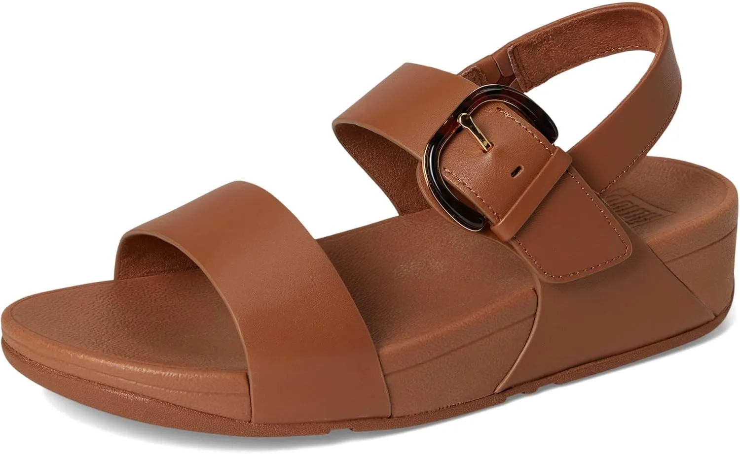 FitFlop Women's Lulu Adjustable Leather Back-Strap Sandals Wedge