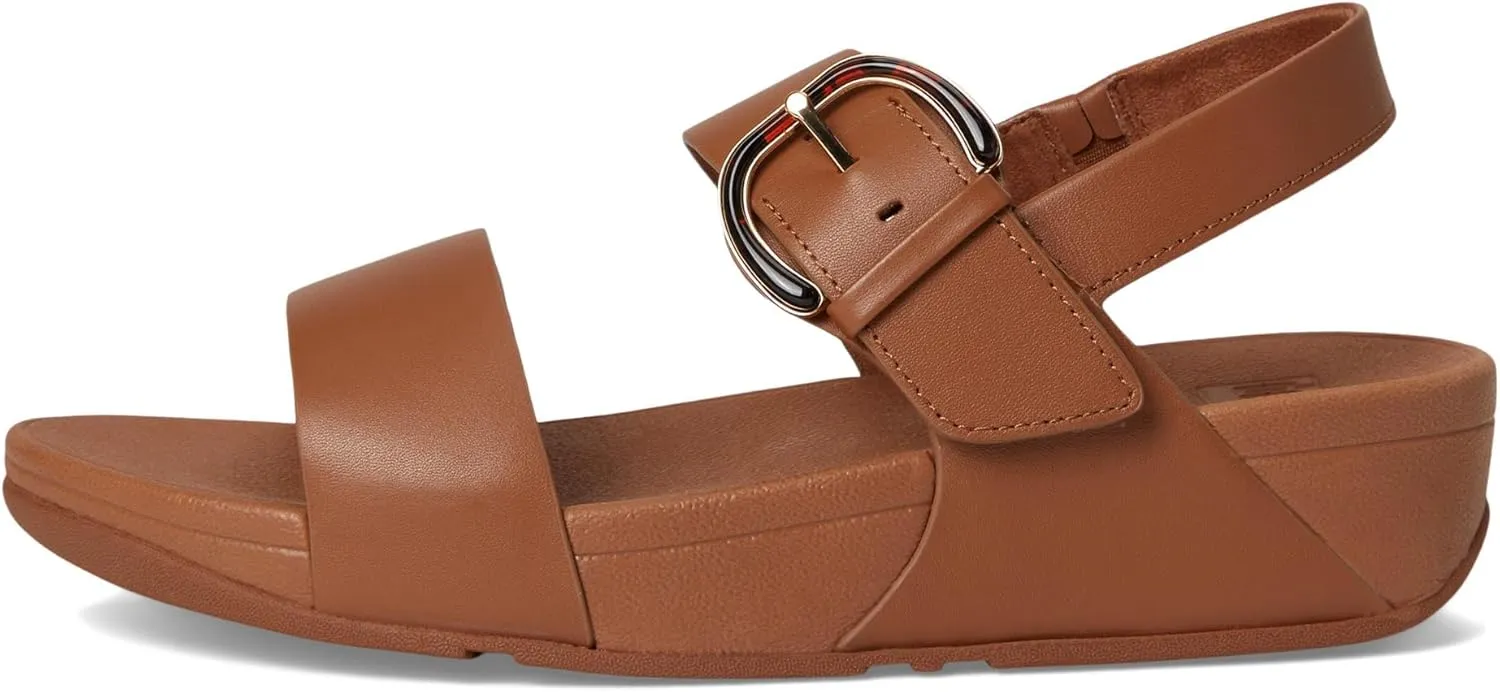 FitFlop Women's Lulu Adjustable Leather Back-Strap Sandals Wedge