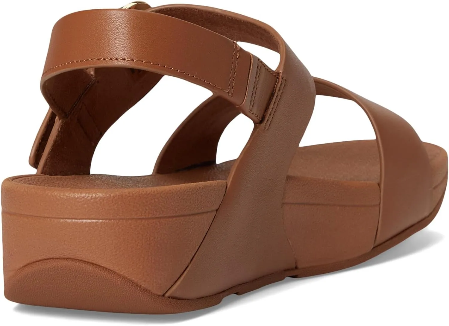 FitFlop Women's Lulu Adjustable Leather Back-Strap Sandals Wedge