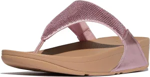 FitFlop Women's Lulu Sequin Toe-Post Sandals Wedge