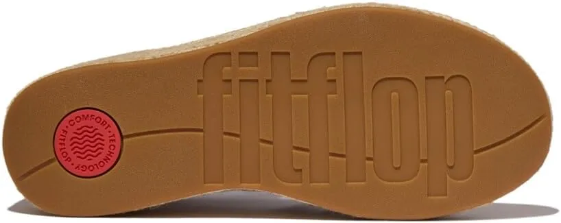 FitFlop Women's Platfforms Espadr. Leather Fisherman Wedge Sandals