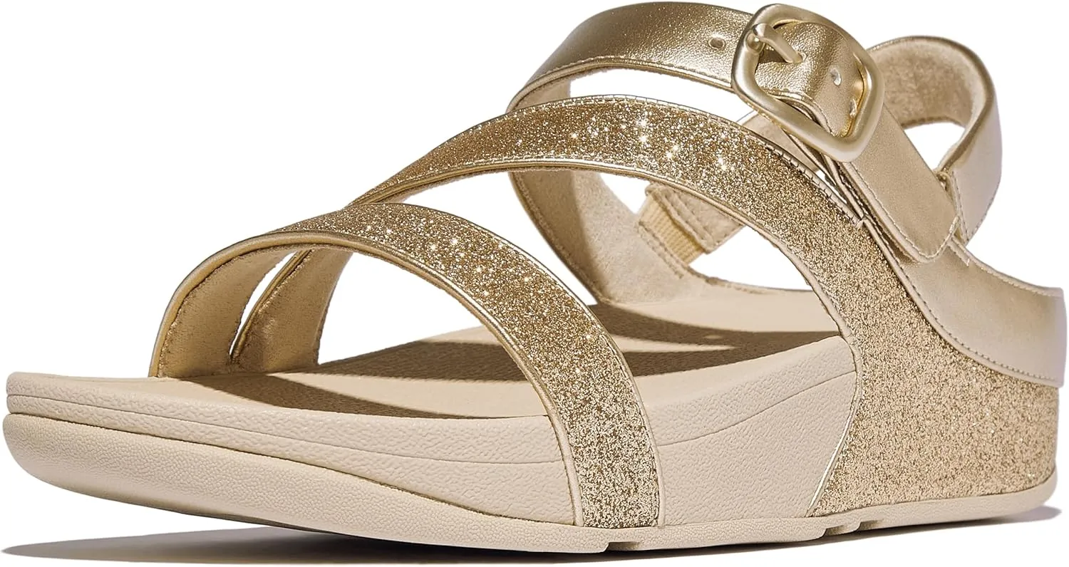 FitFlop Women's Skinny Ii Glitterdust Z-Strap Sandals Wedge